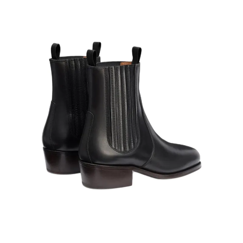 Lemaire Chelsea Boots 4.5cm Women's Black-3