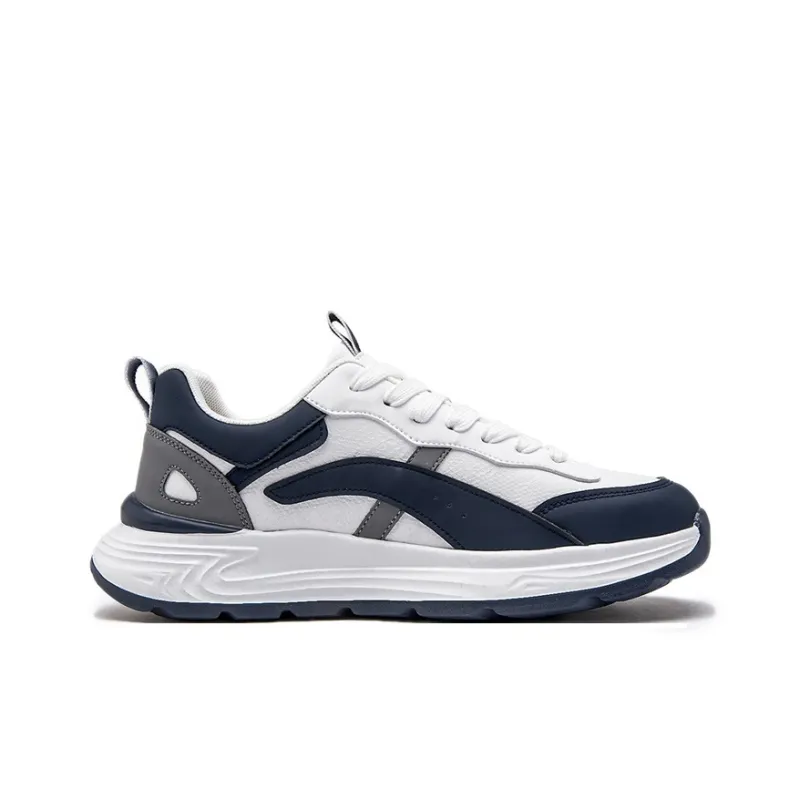 JOSINY Blue Cortez Shoes Low Top Casual Shoes Men's White Blue-1