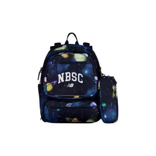 New Balance Fabric Backpack Regular Kids' Black & Blue