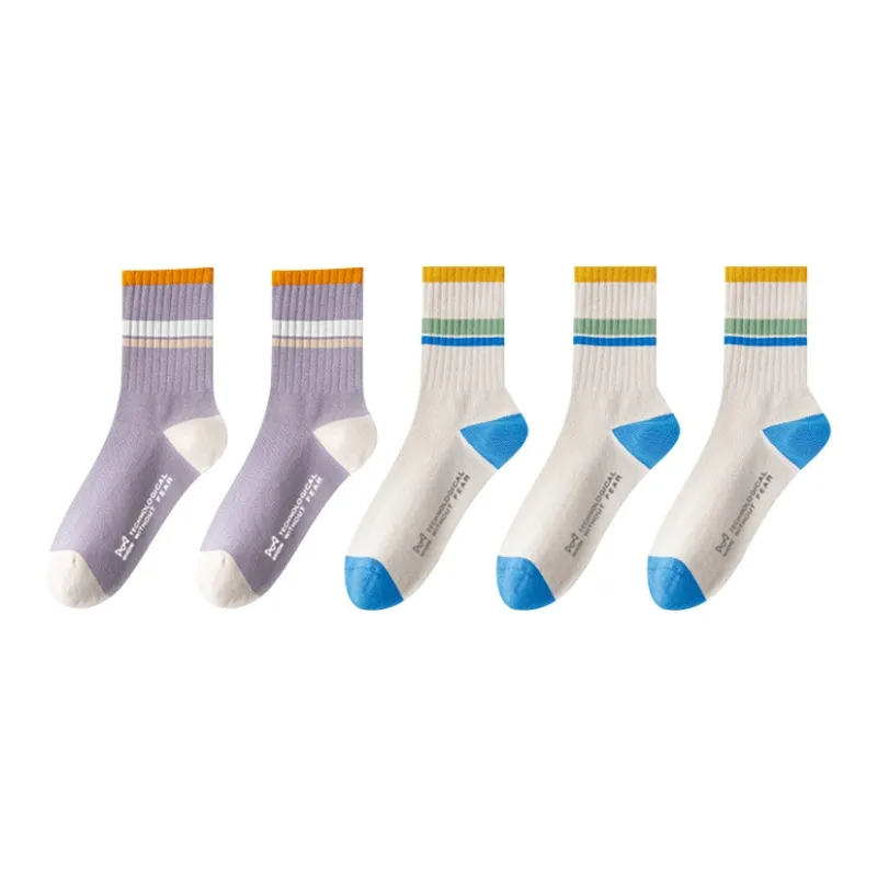 MIIOW Mid-Calf Socks Men's 5 Pack-12