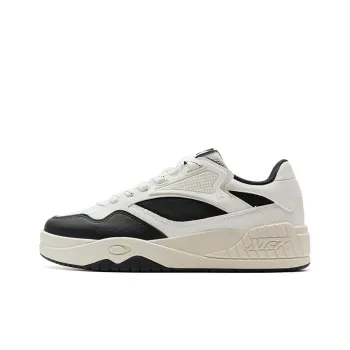 XTEP Air Force 1 Anti Slip And Wear Resistant Coverage Low Top Skateboard Shoes Men's White Black