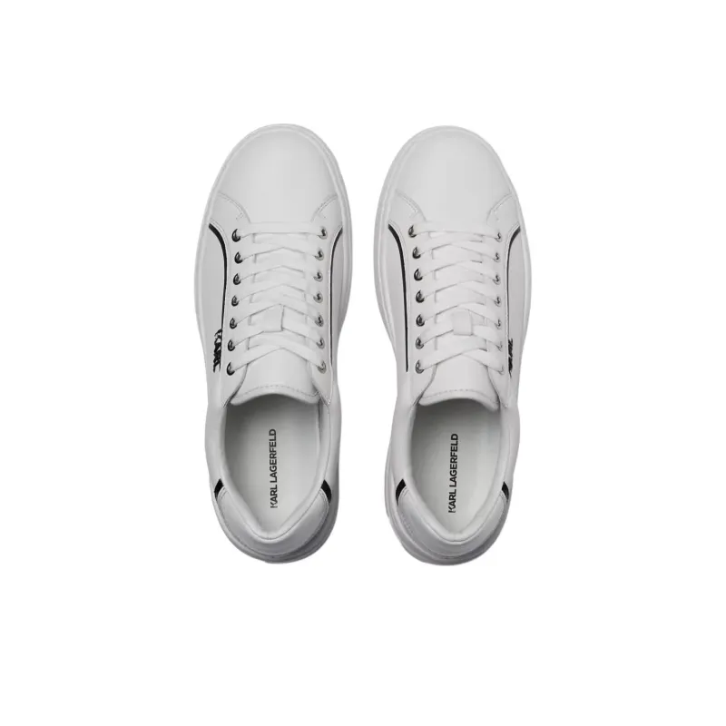 KARL LAGERFELD / Karl Lagerfeld Jeans Kronos Leather Sneakers-4