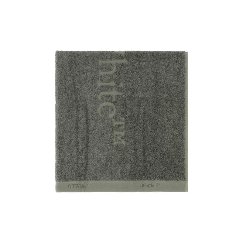 OFF-WHITE Cotton Knit Scarves Women's Green-0