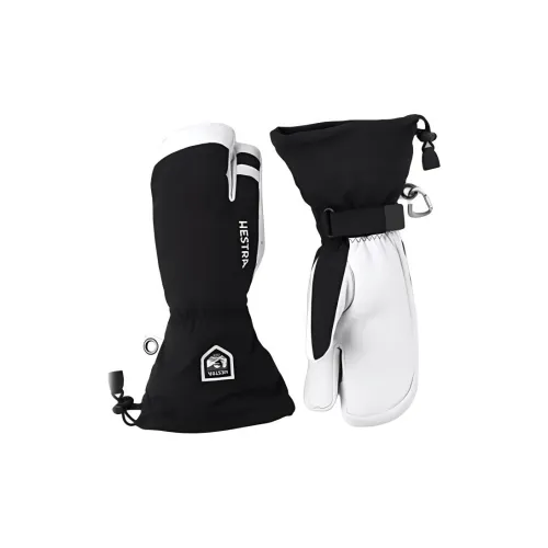 HESTRA Polyamide Goatskin Polyester Sports Gloves Unisex Black
