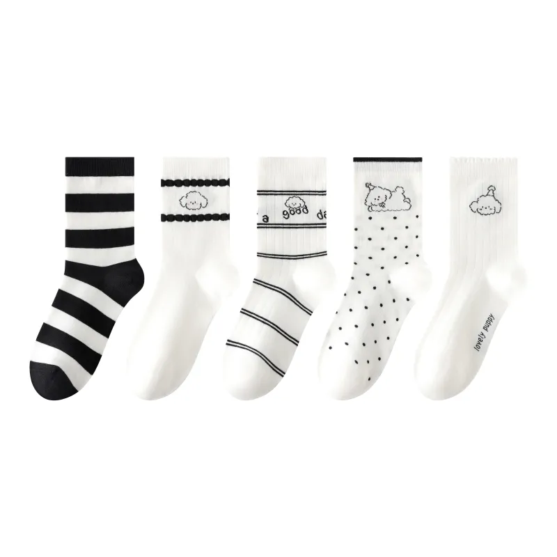 Caramella Mid-Calf Socks Women's 5 Pack-15