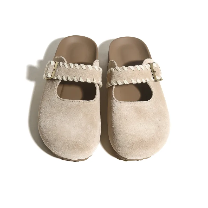 CHENTER KATER Wrap-toe Slippers Women's-6