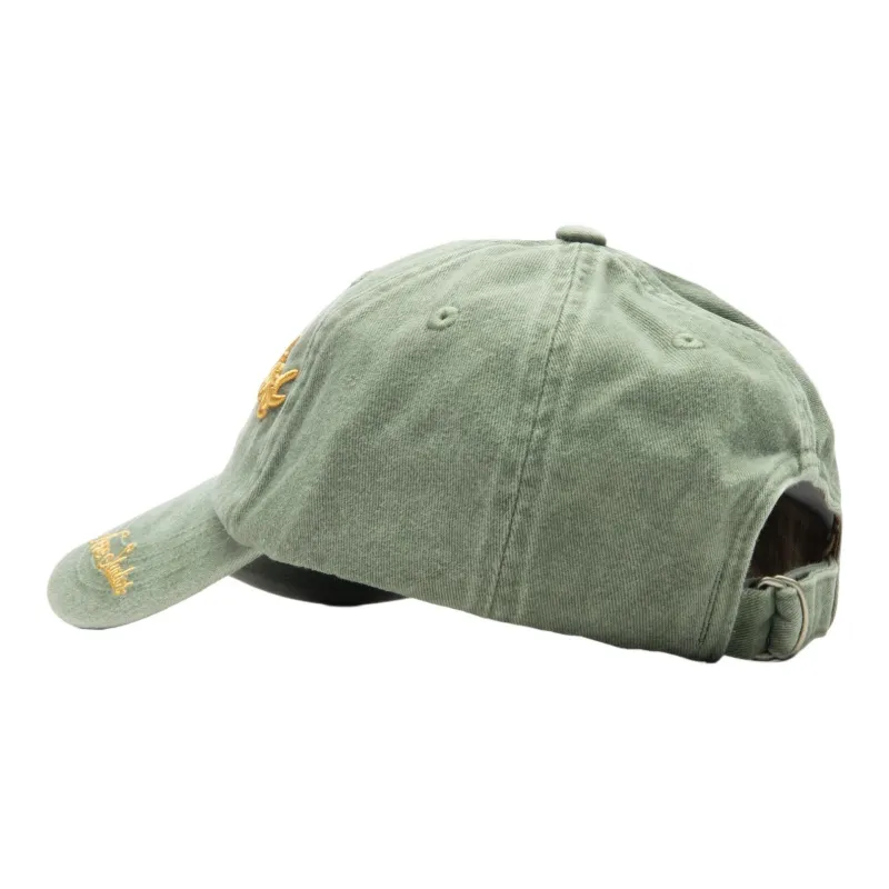 Acne Studios Cotton Baseball Caps Men's Sage Green-3