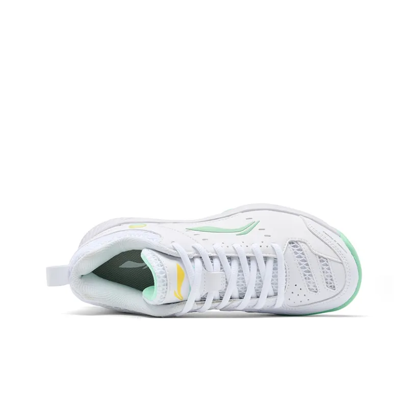 LiNing Feather Slip-Resistant Breathable Lightweight Low-Top Badminton Shoes Unisex Light Turquoise-3