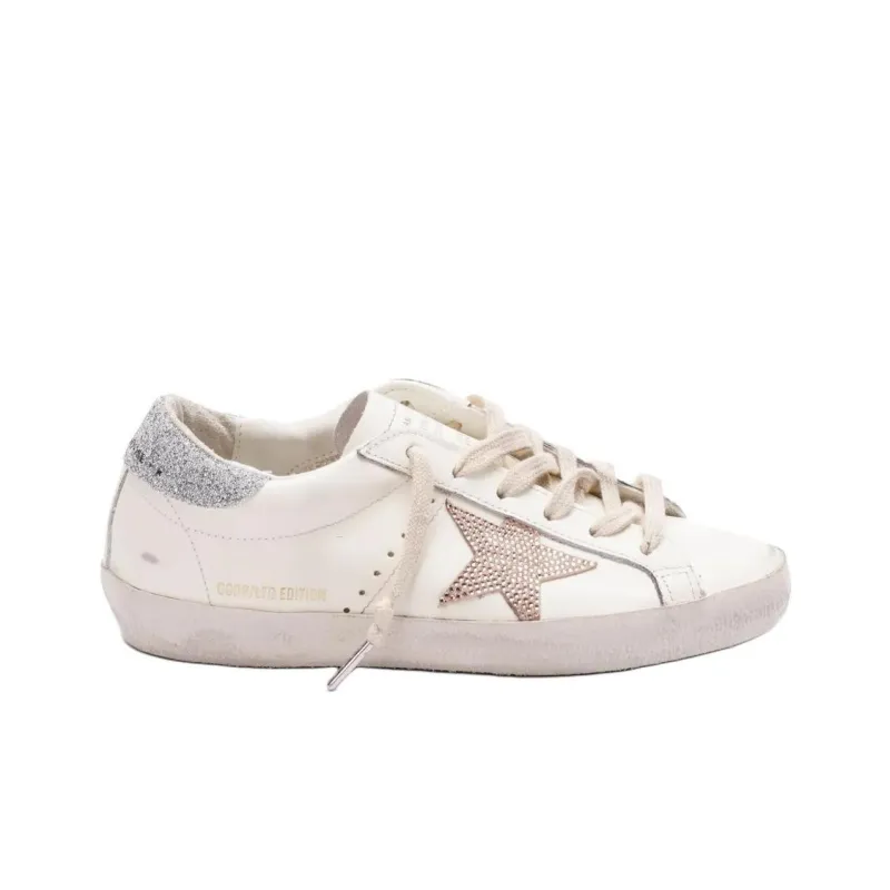 Golden Goose Adizero Evo Low-Top Skateboard Shoes Women's White-1