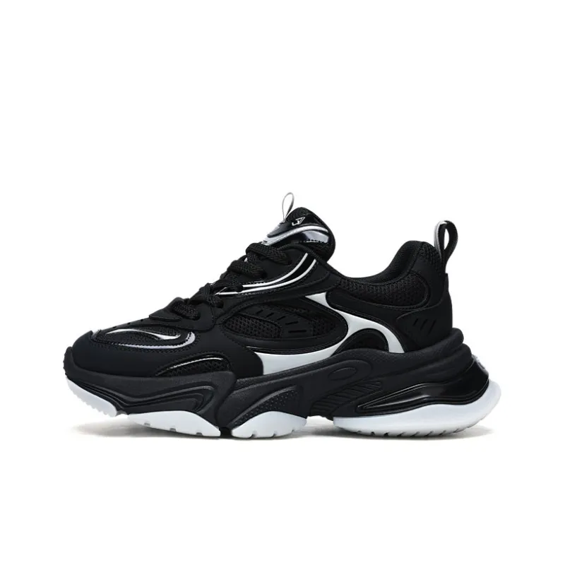 U7 Low-Top Chunky Sneakers Men's Black-0