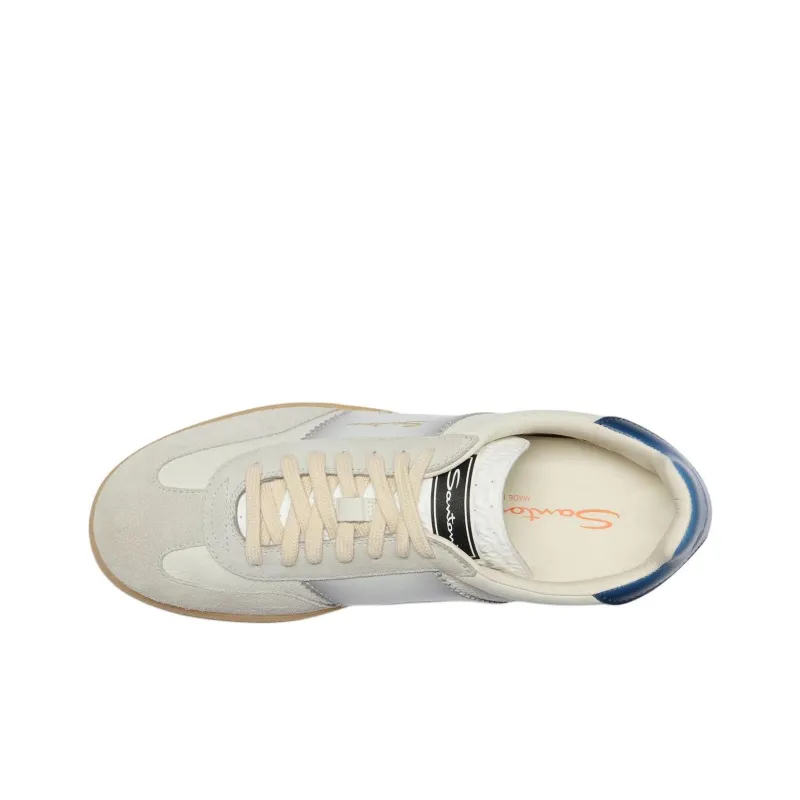 Santoni Colourblock Panelled Lace Up Sneakers-3