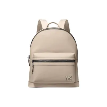 MICHAEL KORS Leather Backpack Regular Men's Beige