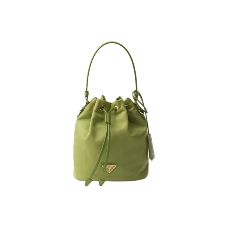 PRADA Re-EditionRe-Nylon Polyamide Bucket Bags Shoulder Bag Crossbody Bag Handbag Mini Women's Light Green-0