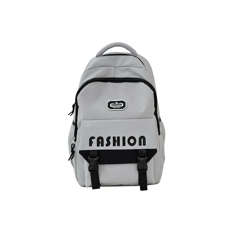 GOBLIN SHARKS 1759 Nylon Backpack Regular Unisex White/Red/Black/Gray/Brown-20