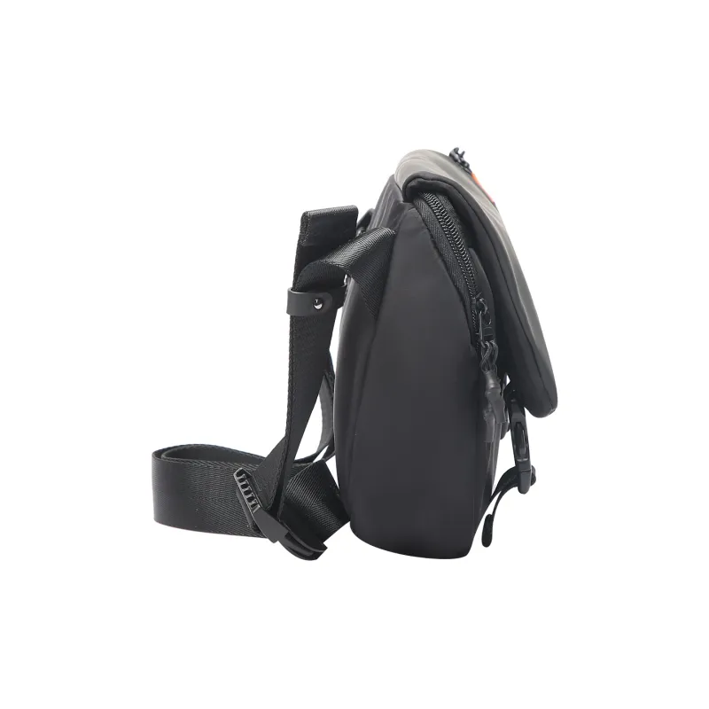 BOPAI Fabric Shoulder Bag Crossbody Bag Messenger Bag Regular Unisex Black/Black Gray-1