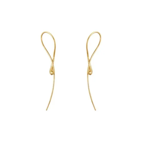 GEORG JENSEN 18K Gold Earrings Women's Gold