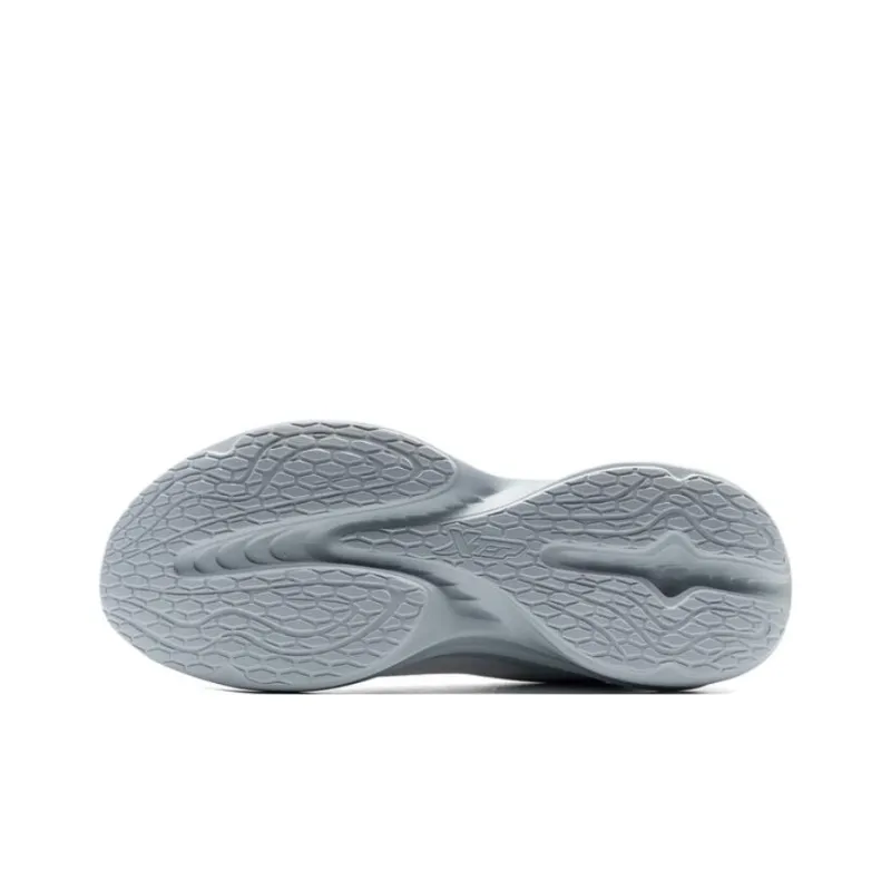 XTEP Feather Slip Resistant, Abrasion Resistant, Breathable Low Top Casual Running Shoes Men's Gray White-5