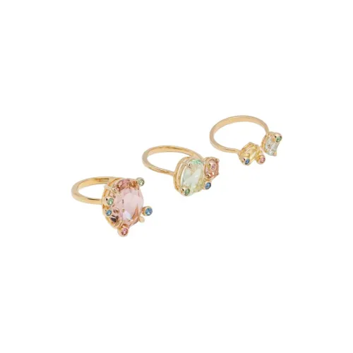 Swarovski Gema Rings Set Of Three