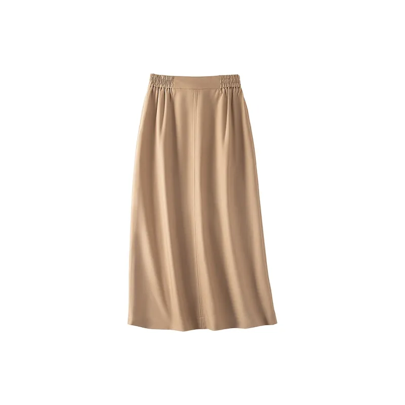 Cypress House Casual Long Skirt Women's Khaki-1