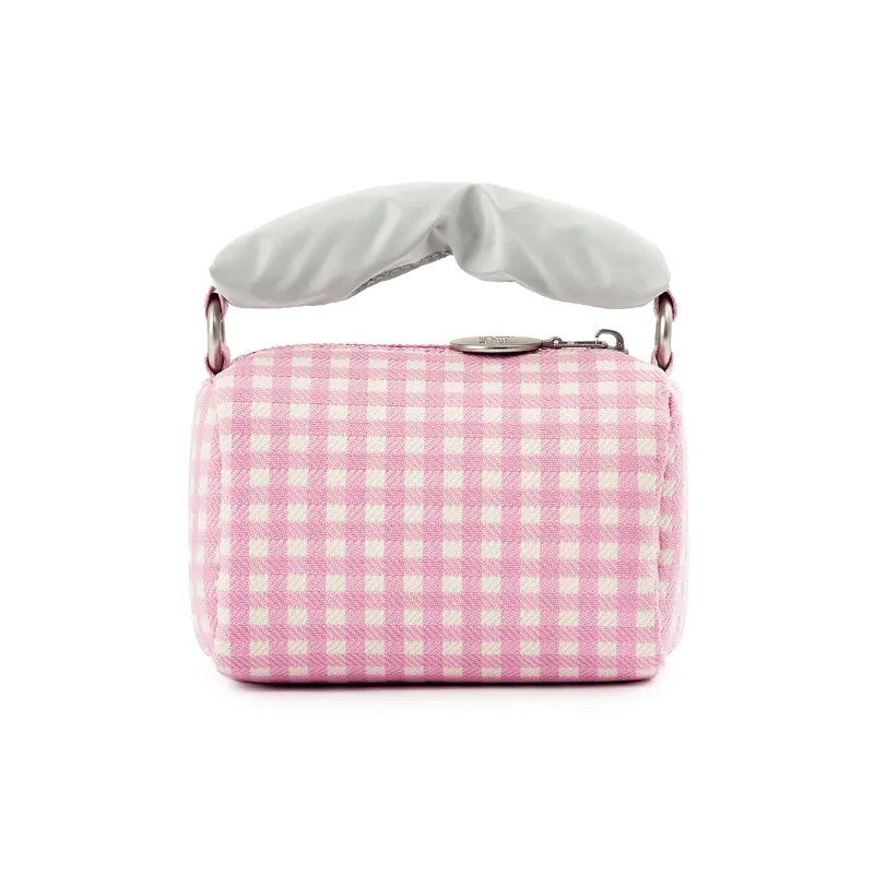 Lee Fabric Handbag Mini Women's Pink Plaid-2