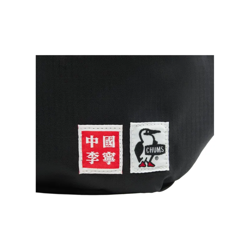 LiNing CHUMS Collaboration Nylon Sling Bag Unisex Seaweed Umber-6