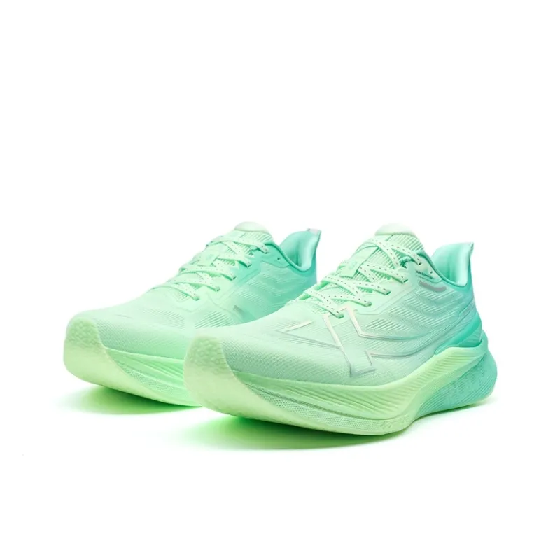 XTEP 2000km 3.0 Cushioning, Slip Resistant, And Abrasion Resistant Low Top Training Running Shoes Men's Elf Green Teal-3