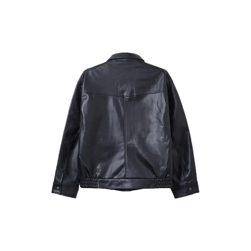 SPAO Leather Jackets Men-2