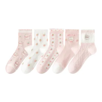 Caramella Mid Calf Socks Women's 5 Pack
