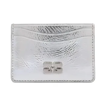 GANNI Bou Metallic Card Holder