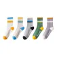 5 Pack (B-White+Grass Green+Light Gray+Purple+Skin)