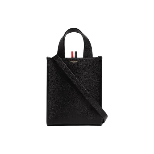 THOM BROWNE· Calfskin Shoulder Bag Crossbody Bag Handbag Small Size Men's Black