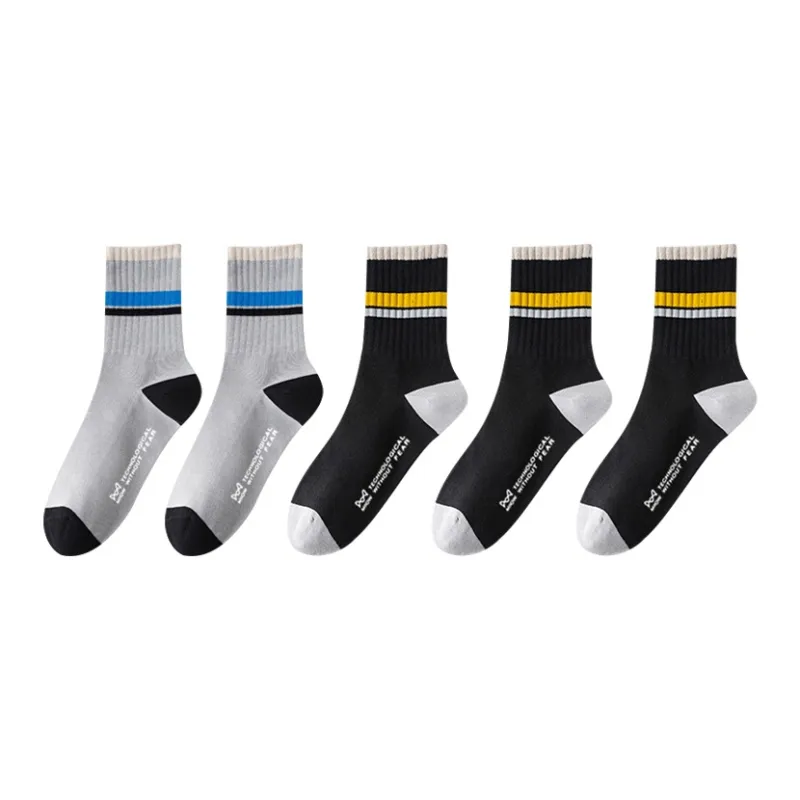 MIIOW Mid-Calf Socks Men's 5 Pack-8