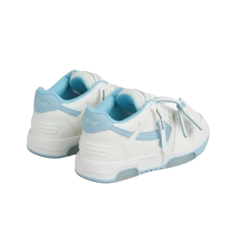 OFF WHITE Low Top Skateboard Shoes Women's White-3