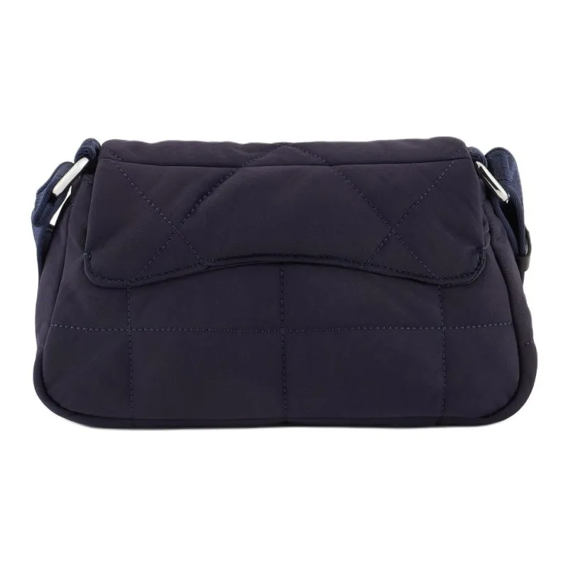 EMPORIO ARMANI Nylon Baguette Bag Shoulder Bag Medium Size Women's Blue-2