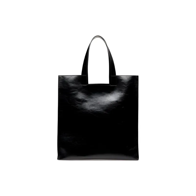 BALLY Calfskin Tote Bag Shopping Bag Shoulder Bag Handbag Regular Men's Black-2