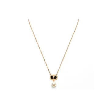 Valentino Swarovski Crystal, Enamel, Pearl, Metal Necklaces Women's Gold