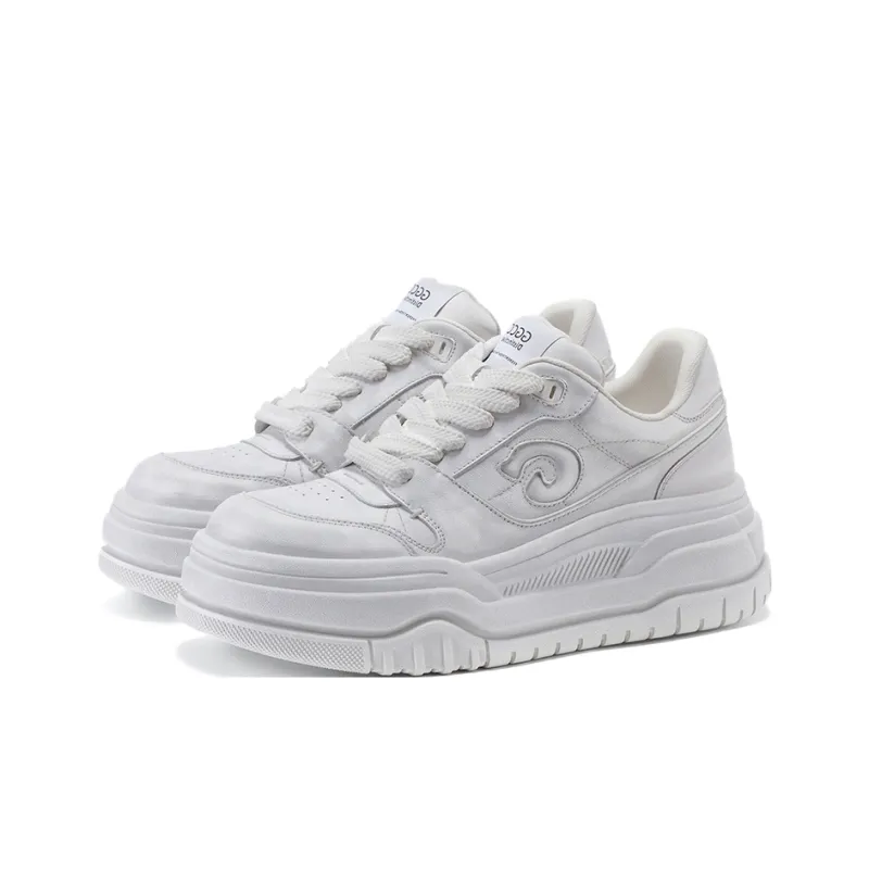 GG-CC Height Increasing Casual Cushioned Abrasion-Resistant Slip-Resistant Low-Top Platform Skateboard Shoes Women's-9