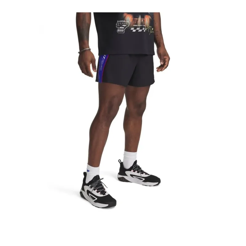 Under Armour ProjectRock SS25 Sports Shorts Men's Black-2