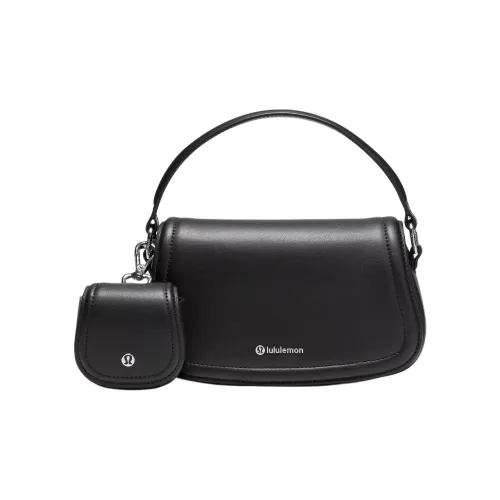 Lululemon Faux Leather Shoulder Bag, Crossbody Bag, Handbag Mini Women's Black
