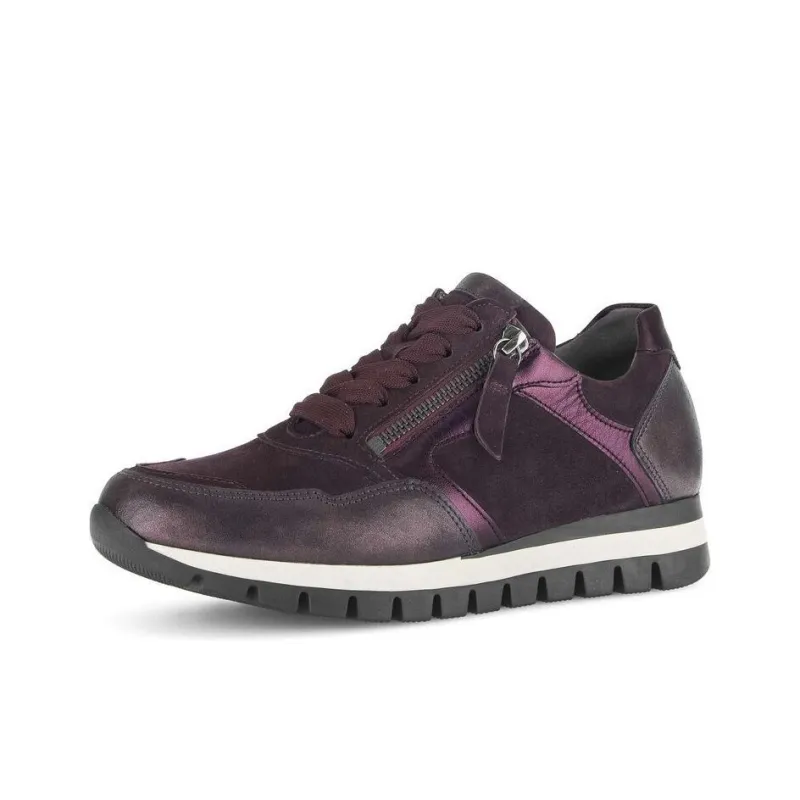 Gabor Comfort Low Top Casual Shoes Women's Purple-2