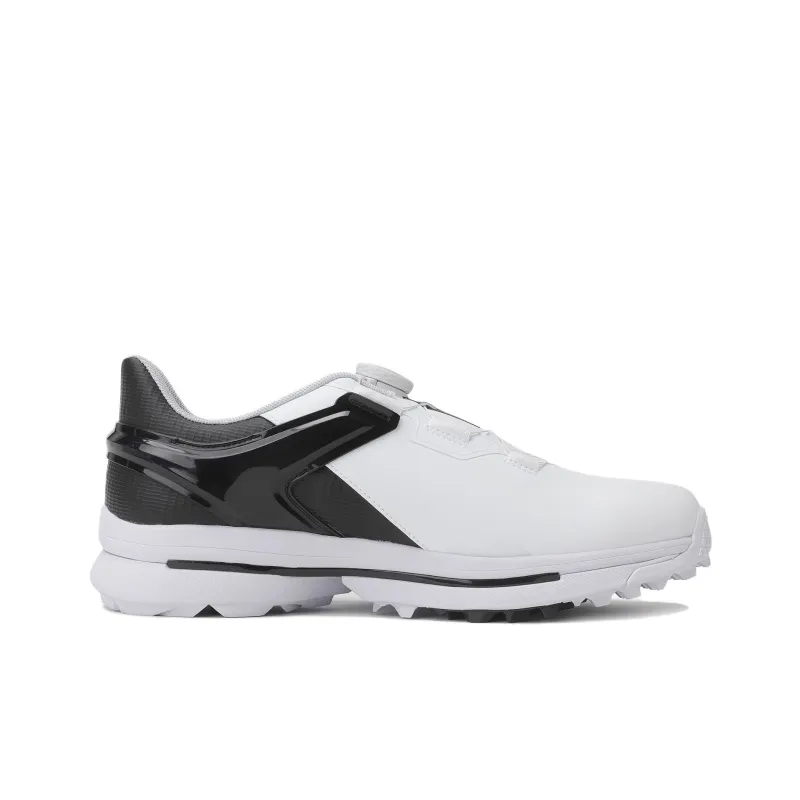 DESCENTE R90 Anti Slip Wear Resistant Low Top Golf Shoes Men's Black White-1
