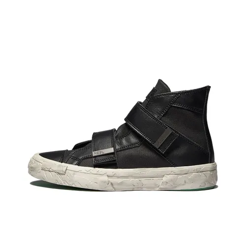 WCBL No Trend No Shadow Collection High Top Skateboard Shoes Unisex Black