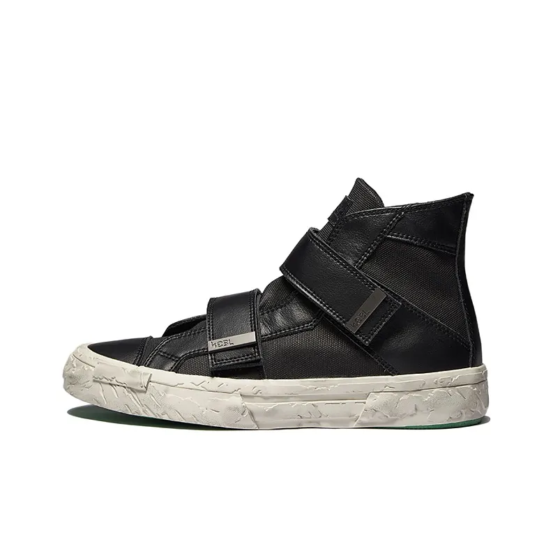 WCBL No Trend No Shadow Collection High-Top Skateboard Shoes Unisex Black-0