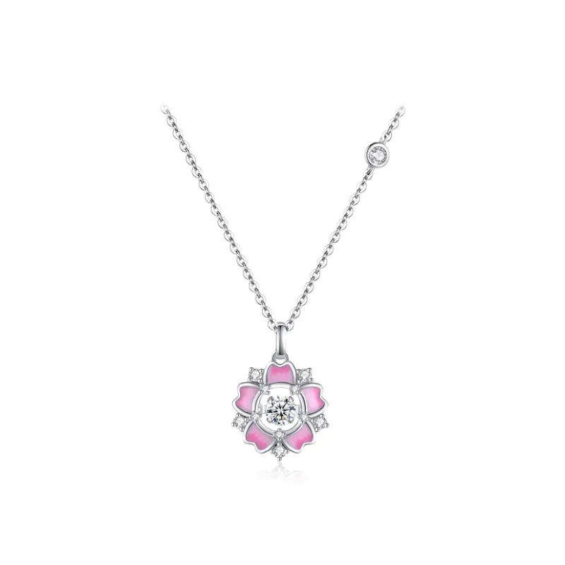 LOVE WHEEL S925 Silver Necklaces Women's-0