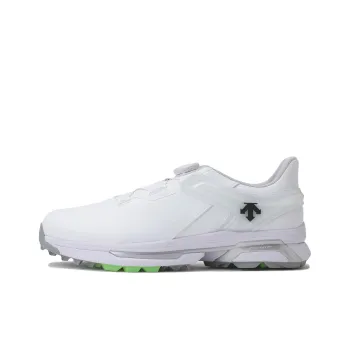 DESCENTE R90 Anti Slip Wear Resistant Low Top Golf Shoes Unisex White