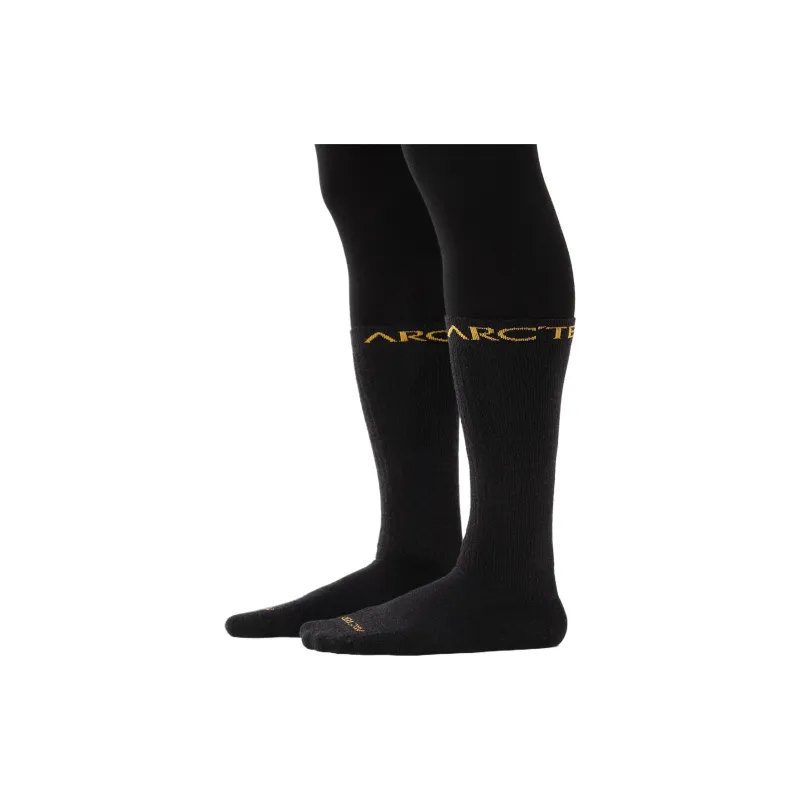 Arcteryx Ski Socks Unisex 1 Pack Black-4