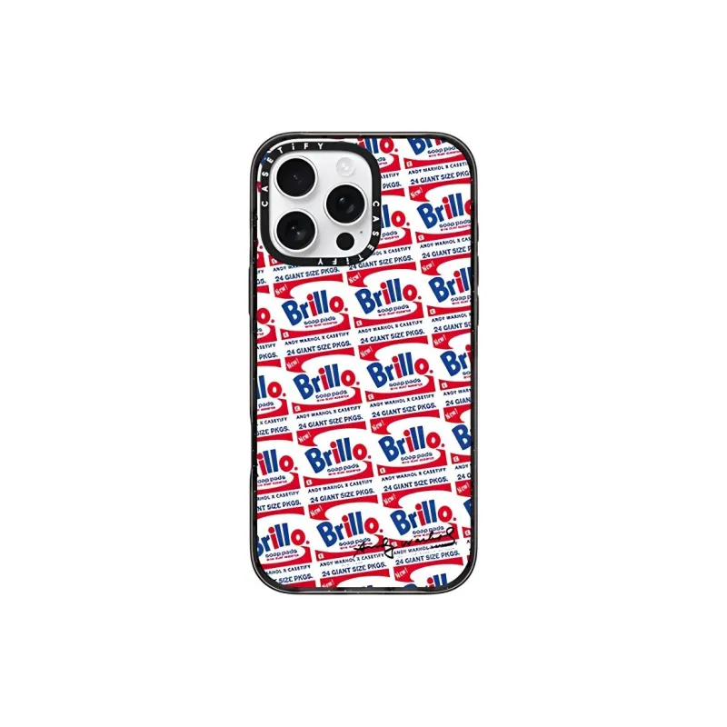 CASETIFY TPU+PC Material Brillo Sticker Phone Cases Compatible With IPhone Collection Artistic-0