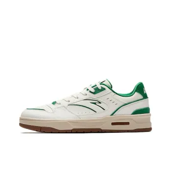 Anta Lieyan1.0 Anti Slip And Wear Resistant Coverage Low Top Skateboard Shoes Men's White Green