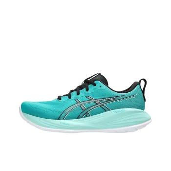 Asics Anti Slip Wear Resistant Low Top Running Shoes Unisex Turquoise
