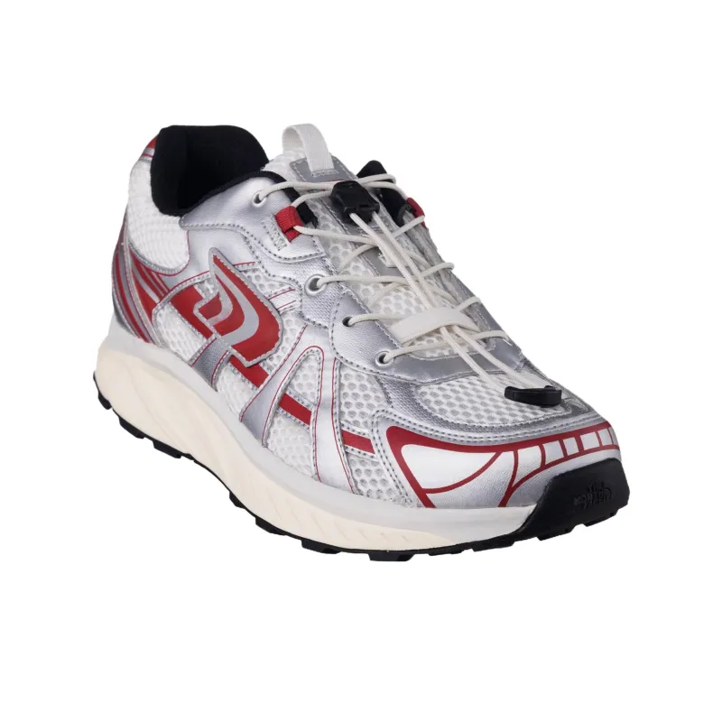 THE NORTH FACE SOLID TECH Abrasion Resistant Low Top Running Shoes Men's White Silver-2